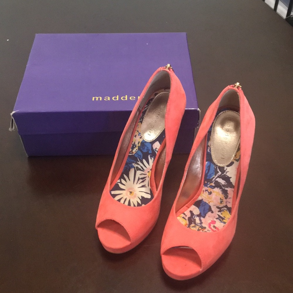Salmon madden girl heels *NEW*